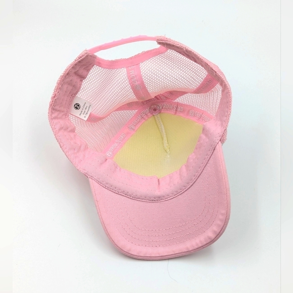 Mermaid Hair Don't Care Pink Kids Cap - Picture 3 of 5
